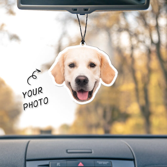 Customized Photo Cutout Car Hanger With Dori