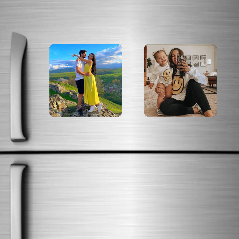 customised fridge magnets with your photo, personalized photo fridge magnets