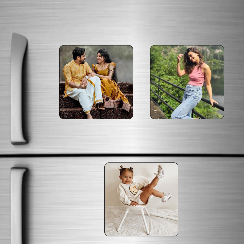 customised fridge magnets with your photo, personalized photo fridge magnets