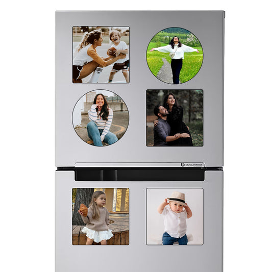 Customized Fridge Magnets With Your Photo (6Pcs)