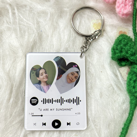 Spotify Keychain With Photo